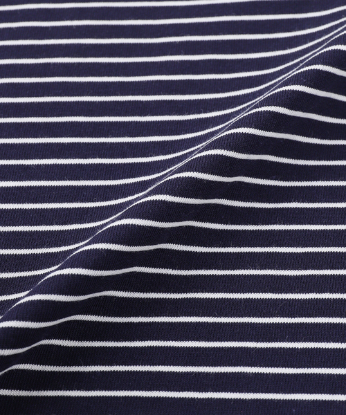 JOURNAL STANDARD(ジャーナルスタンダード)の「【FUN D】リバーシブル ボーダー Tシャツ(Tシャツ/カットソー・メンズ・グレー/ネイビー・MEDIUM/LARGE)」の6枚目の写真