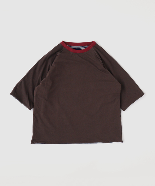JOURNAL STANDARD(ジャーナルスタンダード)の「【FUN D】リバーシブル ボーダー Tシャツ(Tシャツ/カットソー・メンズ・グレー/ネイビー・MEDIUM/LARGE)」の8枚目の写真