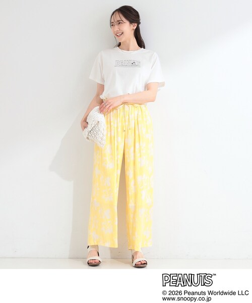 PEANUTS(ピーナッツ)の「【PEANUTS】ひんやりプリントTシャツ(Tシャツ/カットソー・レディース・ブラック系4/チャコール/ホワイト系3/ホワイト系1/チャコールグレー/ブラック系3・03/01/02/04)」の20枚目の写真