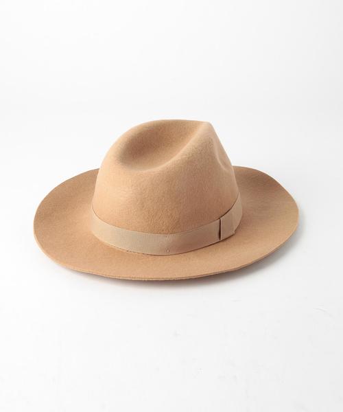 BEAUTY&YOUTH UNITED ARROWS（ビューティーアンドユースユナイテッドアローズ）の「BY フェルトビッグリボンハット2 ◆（ハット・レディース・ライトグレー/ナチュラル/ネイビー・フリー）」の6枚目の写真