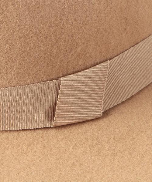 BEAUTY&YOUTH UNITED ARROWS（ビューティーアンドユースユナイテッドアローズ）の「BY フェルトビッグリボンハット2 ◆（ハット・レディース・ライトグレー/ナチュラル/ネイビー・フリー）」の7枚目の写真