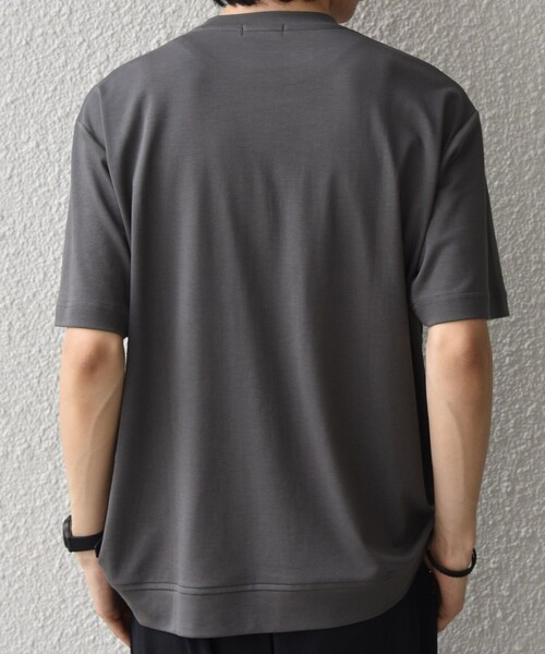 SHIPS any(シップス エニィ)の「SHIPS any:〈接触冷感/UVカット〉ソフト スムース リラックス ポケット Tシャツ◇(Tシャツ/カットソー・メンズ・ホワイト/カーキ/ブラウン/チャコールグレー・LARGE/X-LARGE/SMALL/MEDIUM)」の15枚目の写真