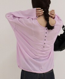 fredy emue | ヘンリー2WAYルーズロンTシャツ(Tシャツ/カットソー)