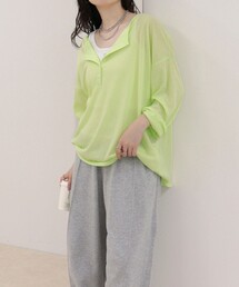 fredy emue | ヘンリー2WAYルーズロンTシャツ(Tシャツ/カットソー)