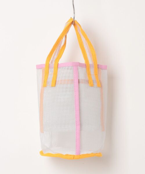 Pochi Pouch(ポチポーチ)の「Pochi Pouch/アクティブ メッシュ ビーチバッグ(ハンドバッグ・レディース・イエロー系/ブルー系/ホワイト系・FREE)」の4枚目の写真
