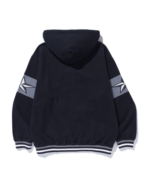 XLARGE(エクストララージ)の「VARSITY ZIP HOODED SWEATSHIRT(パーカー・メンズ・グリーン/ブラック/ブラウン・XL/L/M/S)」の4枚目の写真