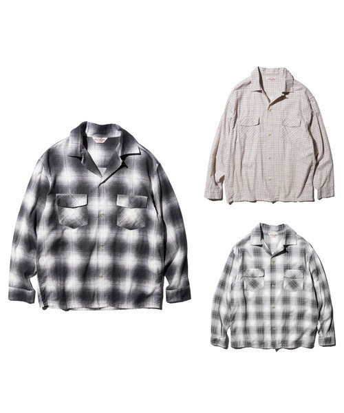 DEL MAR sportswear(デルマースポーツウェア)の「DEL MAR sportswear / PRINTED COTTON CHECK SHIRT(シャツ/ブラウス・メンズ・グレー/ホワイト/ブラック・LARGE/MEDIUM/SMALL)」の15枚目の写真