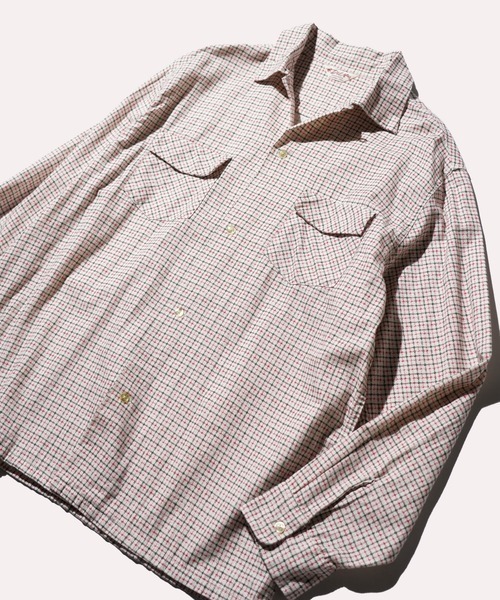 DEL MAR sportswear(デルマースポーツウェア)の「DEL MAR sportswear / PRINTED COTTON CHECK SHIRT(シャツ/ブラウス・メンズ・グレー/ホワイト/ブラック・LARGE/MEDIUM/SMALL)」の17枚目の写真