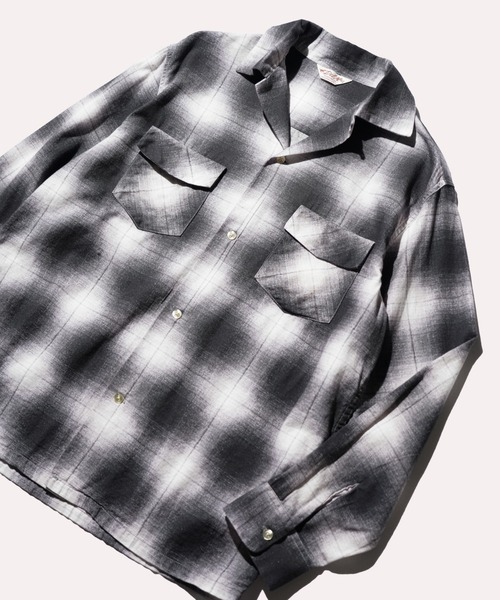 DEL MAR sportswear(デルマースポーツウェア)の「DEL MAR sportswear / PRINTED COTTON CHECK SHIRT(シャツ/ブラウス・メンズ・グレー/ホワイト/ブラック・LARGE/MEDIUM/SMALL)」の18枚目の写真
