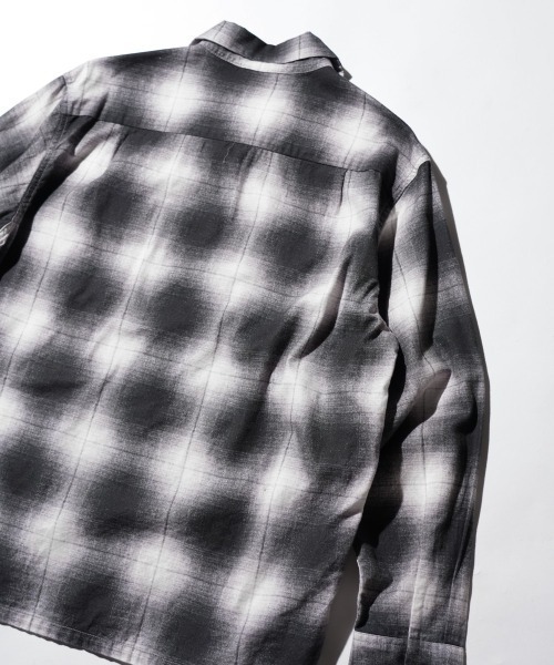 DEL MAR sportswear(デルマースポーツウェア)の「DEL MAR sportswear / PRINTED COTTON CHECK SHIRT(シャツ/ブラウス・メンズ・グレー/ホワイト/ブラック・LARGE/MEDIUM/SMALL)」の19枚目の写真