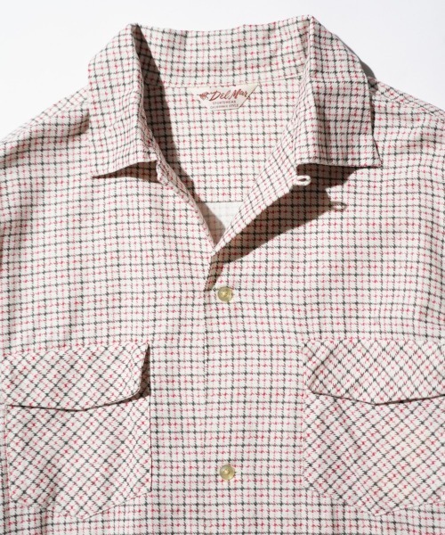 DEL MAR sportswear(デルマースポーツウェア)の「DEL MAR sportswear / PRINTED COTTON CHECK SHIRT(シャツ/ブラウス・メンズ・グレー/ホワイト/ブラック・LARGE/MEDIUM/SMALL)」の21枚目の写真
