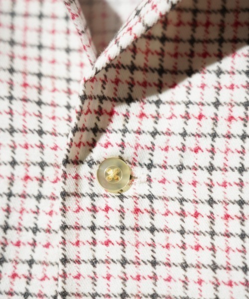 DEL MAR sportswear(デルマースポーツウェア)の「DEL MAR sportswear / PRINTED COTTON CHECK SHIRT(シャツ/ブラウス・メンズ・グレー/ホワイト/ブラック・LARGE/MEDIUM/SMALL)」の22枚目の写真