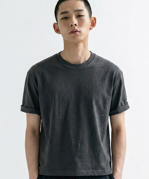 VANNWORKS（バンワークス）の「クロップ半袖Tシャツ (VS0300) チャコール（Tシャツ/カットソー・レディース・その他・MEDIUM/LARGE/X-LARGE）」の5枚目の写真