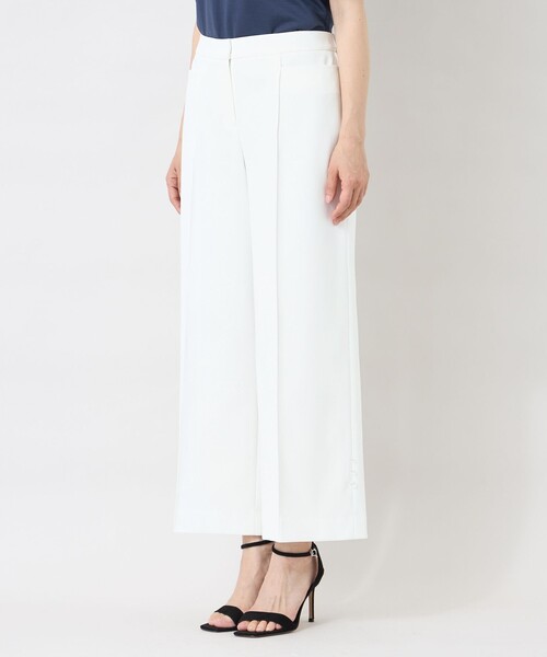 TO BE CHIC(トゥー ビー シック)の「フルダルストレッチ ワイドパンツ(その他パンツ・レディース・オフホワイト/ブラック/ベージュ・38/40)」の8枚目の写真
