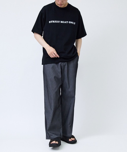 SCREEN STARS（スクリーンスターズ）の「【SCREEN STARS / スクリーンスターズ】レコードプリントTシャツ（Tシャツ/カットソー・メンズ・ブラック/ホワイト・M/LL/L）」の9枚目の写真