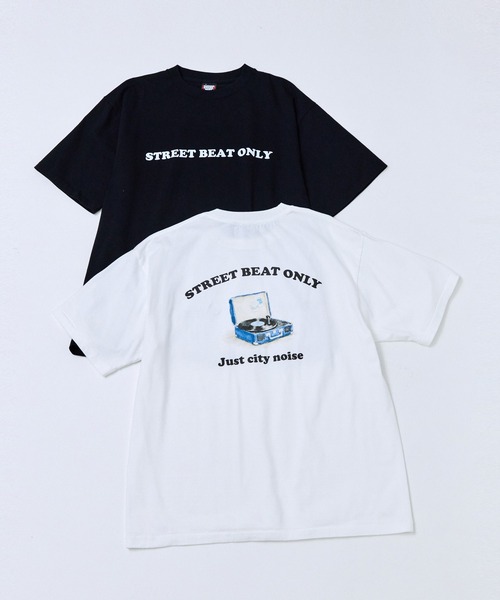 SCREEN STARS（スクリーンスターズ）の「【SCREEN STARS / スクリーンスターズ】レコードプリントTシャツ（Tシャツ/カットソー・メンズ・ブラック/ホワイト・M/LL/L）」の3枚目の写真