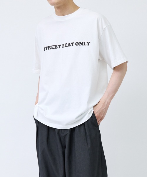 SCREEN STARS（スクリーンスターズ）の「【SCREEN STARS / スクリーンスターズ】レコードプリントTシャツ（Tシャツ/カットソー・メンズ・ブラック/ホワイト・M/LL/L）」の5枚目の写真