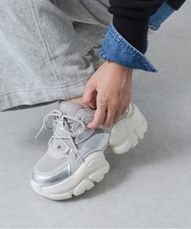 【XS-LLサイズ展開・軽量】軽量厚底スニーカー JB4117