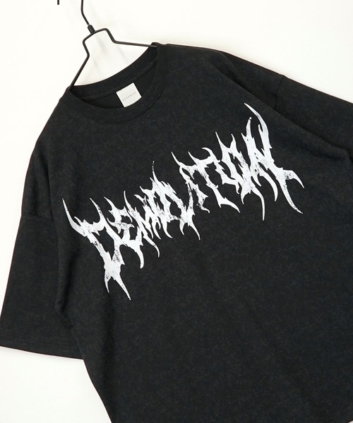アトリエgg Tシャツ　0号 セール】ネオトライバル グラフィック ワイド TEE（Tシャツ/カットソー