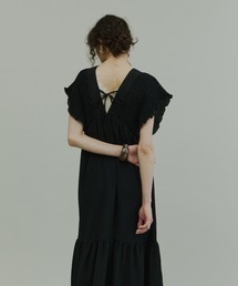libelle more | 楊柳肩シャーリングワンピース(ワンピース)