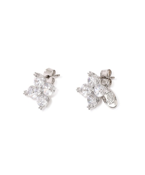 JILL by JILL STUART（ジルバイジルスチュアート）の「Cubic 大粒クローバーピアス（ピアス（両耳用）・レディース・シルバー/ブルー・FREE）」の16枚目の写真