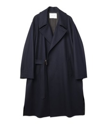 CULLNI（クルニ）の「Signature Melton Minimal Tie Locken Long Coat（チェスターコート）」