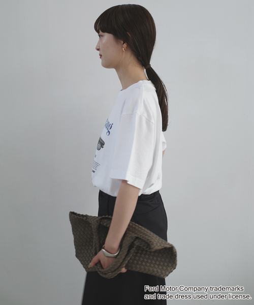 SLOBE IENA(スローブイエナ)の「GOOD ROCK SPEED SLOBE別注 Mustang TEE(Tシャツ/カットソー・レディース・ホワイト/ブラウン・FREE)」の10枚目の写真