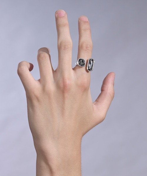 Ellno Loset（エルノロゼット）の「Stone ring/ストーンリング（リング・メンズ・A/B・FREE）」の6枚目の写真