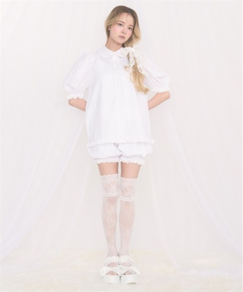 FickleBebe(フィクルベベ)の「ベビーパフSETUP(ワンピース・レディース・ブラック/ピンク/ホワイト・FREE)」の16枚目の写真