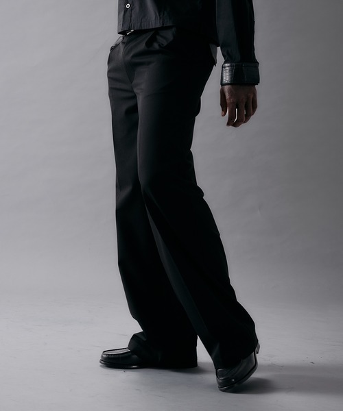 ANDER HUNK(アンダーハンク)の「Crocodile Switch Wide Straight Slacks/クロコダイルスイッチワイドストレートスラックス(スラックス・メンズ・ブラック・LARGE/MEDIUM/SMALL)」の5枚目の写真