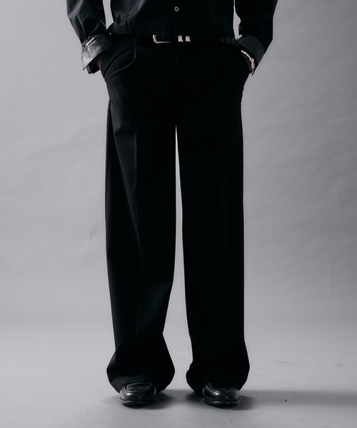 ANDER HUNK(アンダーハンク)の「Crocodile Switch Wide Straight Slacks/クロコダイルスイッチワイドストレートスラックス(スラックス・メンズ・ブラック・LARGE/MEDIUM/SMALL)」の7枚目の写真