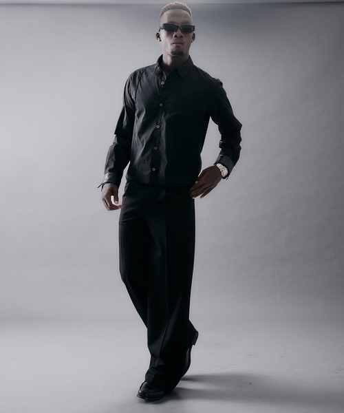 ANDER HUNK(アンダーハンク)の「Crocodile Switch Wide Straight Slacks/クロコダイルスイッチワイドストレートスラックス(スラックス・メンズ・ブラック・LARGE/MEDIUM/SMALL)」の12枚目の写真