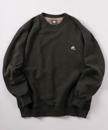 LOGOS（ロゴス）の「【71】【LOGOS/ロゴス】 ワンポイント胸刺繍 裏シャギー クルーネック スウェット/レディース（S）（スウェット）」