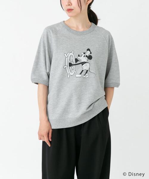 URBAN RESEARCH DOORS(アーバンリサーチドアーズ)の「別注/Disney/半袖スウェット(シャツ/ブラウス・レディース・グレー/チャコールグレー・FREE)」の3枚目の写真