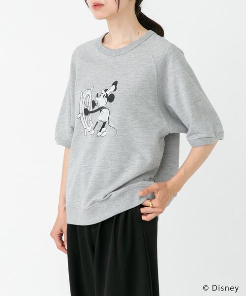 URBAN RESEARCH DOORS(アーバンリサーチドアーズ)の「別注/Disney/半袖スウェット(シャツ/ブラウス・レディース・グレー/チャコールグレー・FREE)」の5枚目の写真