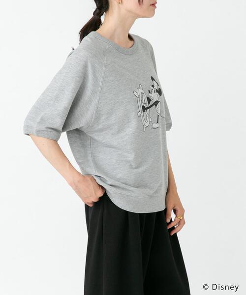 URBAN RESEARCH DOORS(アーバンリサーチドアーズ)の「別注/Disney/半袖スウェット(シャツ/ブラウス・レディース・グレー/チャコールグレー・FREE)」の7枚目の写真