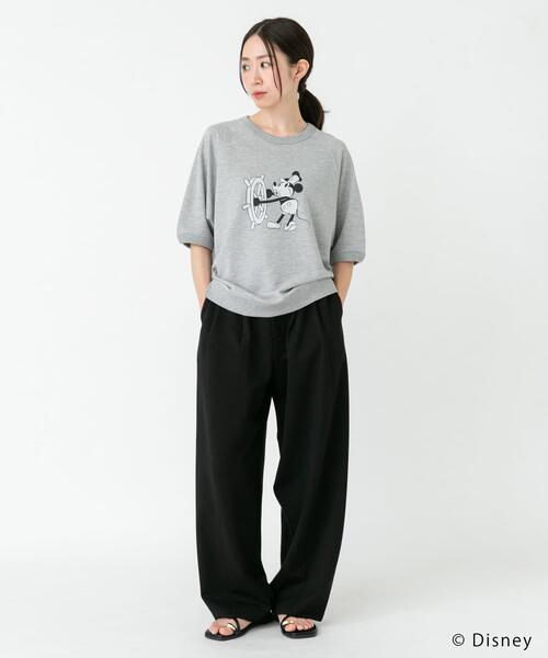 URBAN RESEARCH DOORS(アーバンリサーチドアーズ)の「別注/Disney/半袖スウェット(シャツ/ブラウス・レディース・グレー/チャコールグレー・FREE)」の8枚目の写真