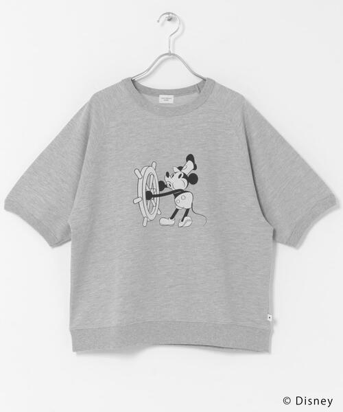 URBAN RESEARCH DOORS(アーバンリサーチドアーズ)の「別注/Disney/半袖スウェット(シャツ/ブラウス・レディース・グレー/チャコールグレー・FREE)」の13枚目の写真