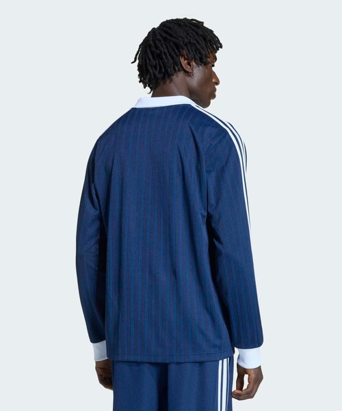 adidas（アディダス）の「アディカラー ピケ サッカー長袖Tシャツ / ロンT / アディダスオリジナルス adidas Originals（Tシャツ/カットソー・メンズ・ブルー系その他・XX-LARGE/XX-SMALL/3XL/LARGE/MEDIUM/SMALL/X-LARGE/X-SMALL）」の2枚目の写真