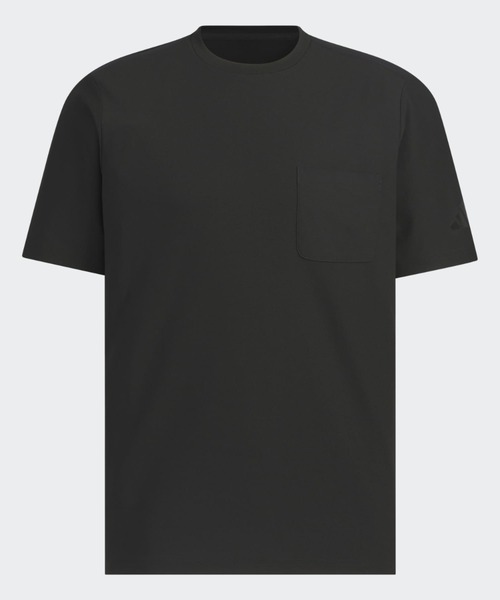 adidas（アディダス）の「プレミアム カジュアル レギュラーフィット 軽量 ニット 半袖 ポケットTシャツ / アディダス adidas（Tシャツ/カットソー・メンズ・ブラック・LARGE/MEDIUM/X-SMALL/X-LARGE/XX-LARGE/SMALL/3XL）」の4枚目の写真
