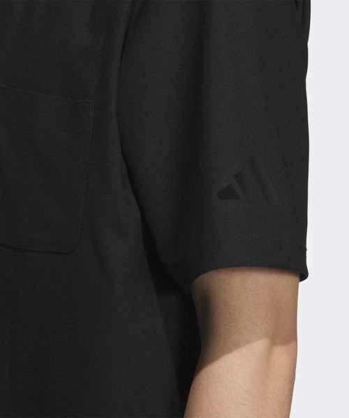adidas（アディダス）の「プレミアム カジュアル レギュラーフィット 軽量 ニット 半袖 ポケットTシャツ / アディダス adidas（Tシャツ/カットソー・メンズ・ブラック・LARGE/MEDIUM/X-SMALL/X-LARGE/XX-LARGE/SMALL/3XL）」の5枚目の写真