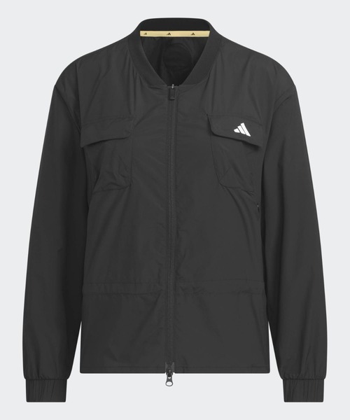 adidas(アディダス)の「防風性フルジップ軽量ウインドジャケット【adidas Golf/アディダスゴルフ】(ブルゾン・レディース・ブラック・LARGE/MEDIUM/SMALL/X-LARGE/X-SMALL)」の5枚目の写真