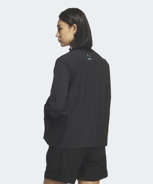adidas(アディダス)の「防風性フルジップ軽量ウインドジャケット【adidas Golf/アディダスゴルフ】(ブルゾン・レディース・ブラック・LARGE/MEDIUM/SMALL/X-LARGE/X-SMALL)」の2枚目の写真