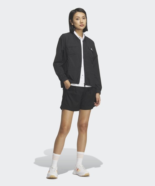 adidas(アディダス)の「防風性フルジップ軽量ウインドジャケット【adidas Golf/アディダスゴルフ】(ブルゾン・レディース・ブラック・LARGE/MEDIUM/SMALL/X-LARGE/X-SMALL)」の4枚目の写真