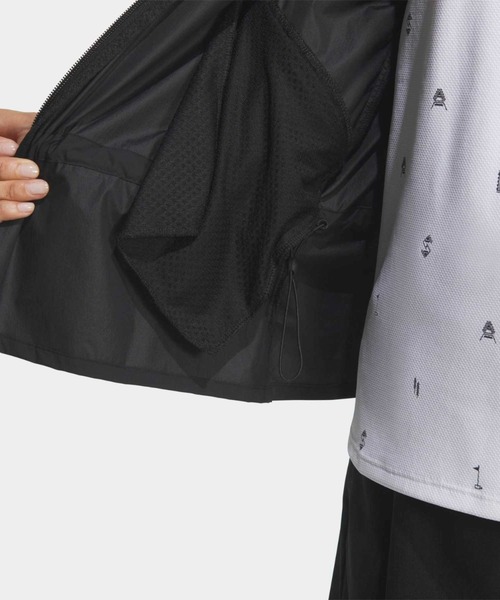 adidas(アディダス)の「防風性フルジップ軽量ウインドジャケット【adidas Golf/アディダスゴルフ】(ブルゾン・レディース・ブラック・LARGE/MEDIUM/SMALL/X-LARGE/X-SMALL)」の7枚目の写真