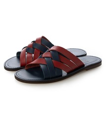 ITALICO（イタリコ）の「日本製 徳島レザー 編み込みサンダル メッシュ 牛革 本革 メンズ（サンダル）」