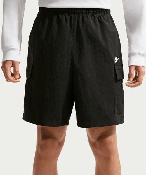 NIKE(ナイキ)の「NIKE ナイキ ナイキ クラブ ユーティリティ ショート(カーゴパンツ・メンズ・ベージュ/ブラック・M/S/3L/LL/L)」の2枚目の写真