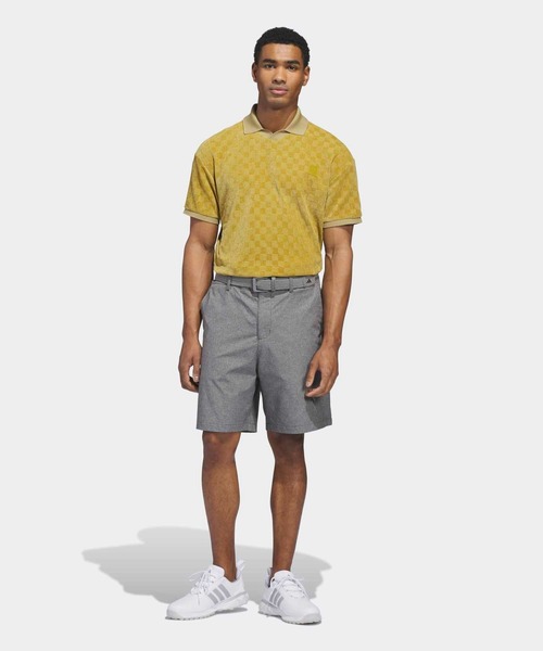 adidas（アディダス）の「ニット半袖ポロシャツ【adidas Golf/アディダスゴルフ】（ポロシャツ・メンズ・イエロー・X-LARGE/SMALL/MEDIUM/LARGE/3XL/XX-LARGE）」の6枚目の写真