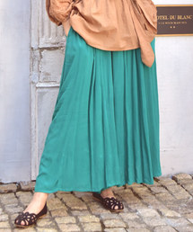 【チャイハネ】yul 無地シンプルワイドパンツ