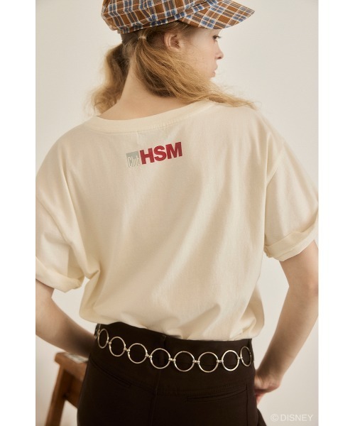Disney SERIES CREATED by MUS(ディズニーシリーズクリエイテッドバイエムユーエス)の「MD OVERSIZED Tシャツ / HSM(Tシャツ/カットソー・レディース・イエロー/ホワイト/ブラック・FREE)」の9枚目の写真